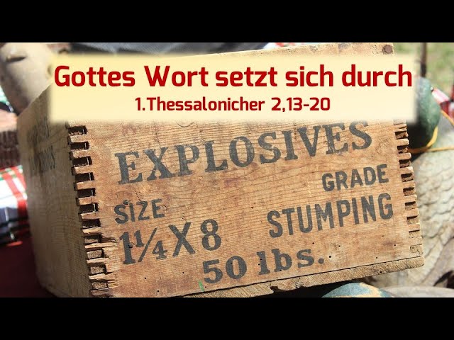 Gottes Wort setzt sich durch