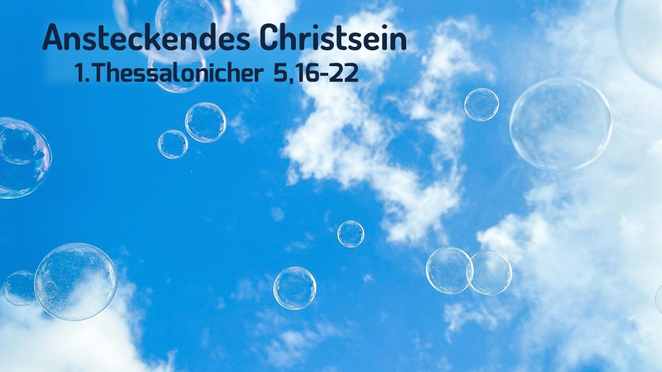 Ansteckendes Christsein