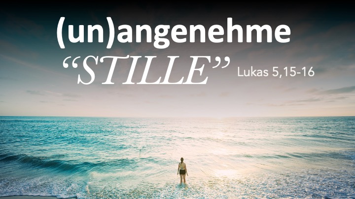 (Un)angenehme Stille